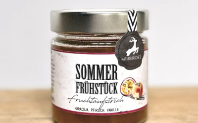 Naturbursche Sommerfrühstück Fruchtaufstrich