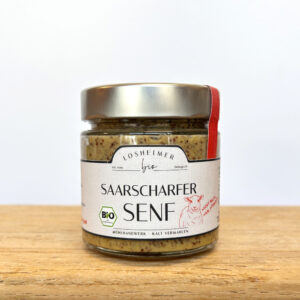 neu ab 01.05. Saarscharfer Biosenf - Losheimer Senfmühle