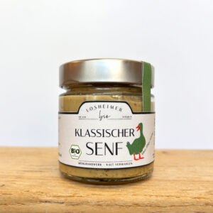 neu ab 1.5. - Klassischer Biosenf - Losheimer Senfmühle