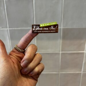 1000x Ebbes von Hei! - Aufkleber 5cm breit